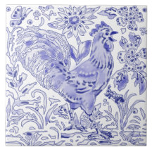 Blue Tupp Chicken Insekt Farmhouse Rustic Art