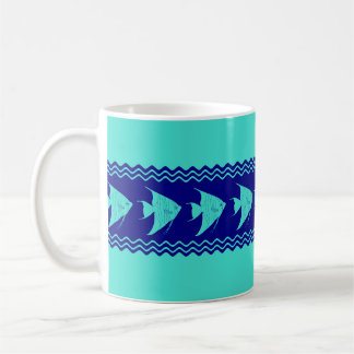 Blue Turcos Coastal Angelfish Rand Kaffemugg