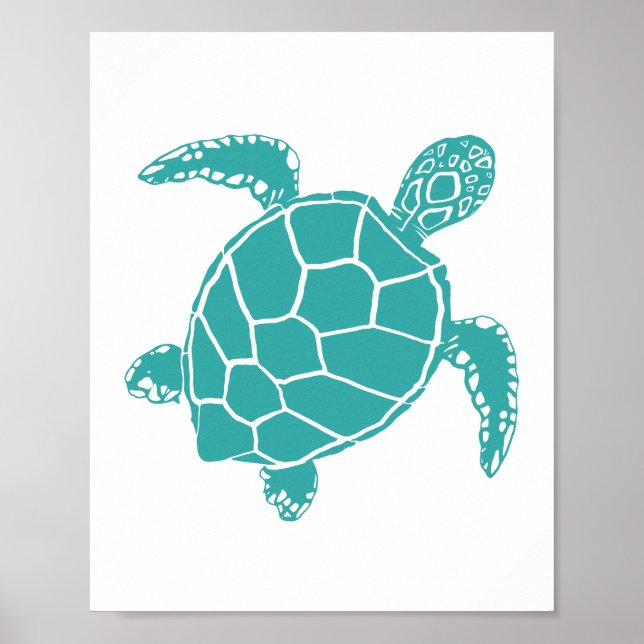Blue Turtle Poster (Framsidan)