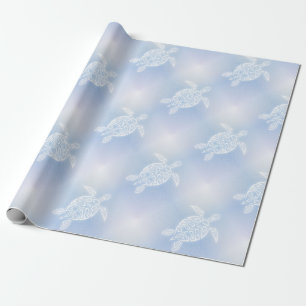 Blue Turtles Mönster Presentpapper