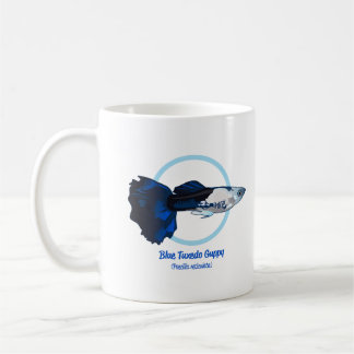 Blue Tuxedo Guppy Kaffemugg