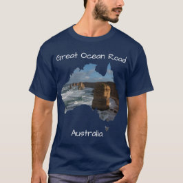 Blue Twelve Apostles Underbara Ocean Road Australi T Shirt