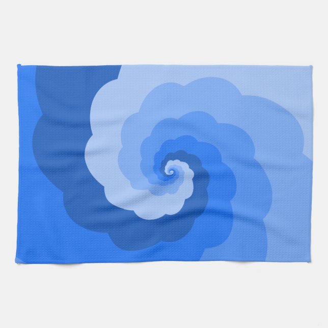 Blue Twister Ombre Towel Kökshandduk (Horisontell)