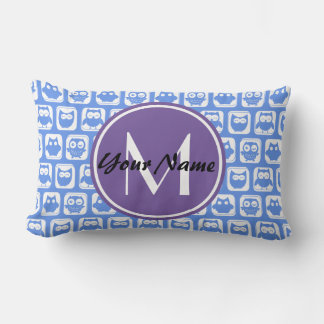Blue Uggla Anpassningsbar Monogram Lumbarkudde