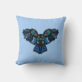 Blue Uggla Kudde