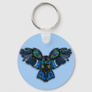 Blue Uggla Nyckelring