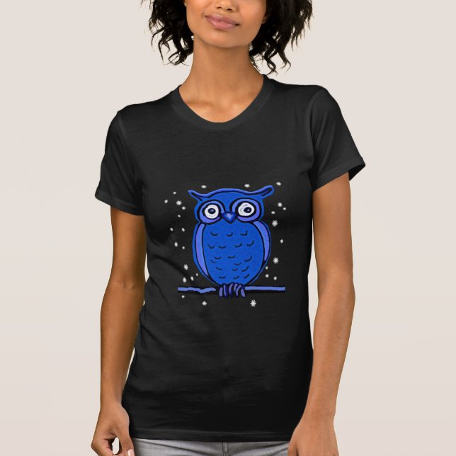 Blue uggla t shirt (Framsida)