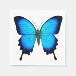 Blue Ulysses Butterfly Napkins Pappersservett