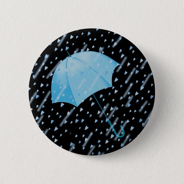 BLUE UMBRELLA SHOWERS OF KÄRLEK AV SHARON SHARPE KNAPP (Framsida)