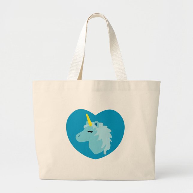 Blue Unicorn Jumbo Tygkasse (Framsidan)
