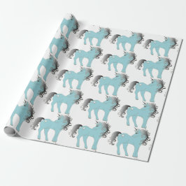 Blue Unicorn Presentpapper