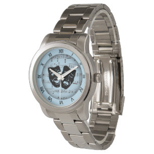 Blue Unite Music och Theater Masks Watch Armbandsur