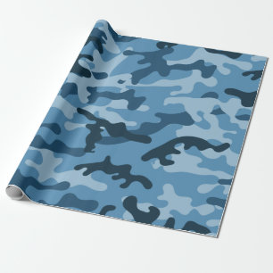 "BLUE URBAN CAMO" PRESENTPAPPER