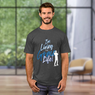 Blue Urban I'm Living Life Sillouette T Shirt