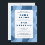 Blue Vågar Modern Abstrakt Anpassningsbar Pub Mitz Inbjudningar<br><div class="desc">Perfekt-kort för att tillkännage ett bat mitzvah, pub mitzvah eller annat judiskt firande! Hand skapade konst åt dig. FULLT ANPASSADE! Klicka på "Anpassa" ovan om du vill redigera texten. Klicka på "Redigera med design verktyg" om du vill justera typsnitt, färg och placeringar och ta bort baksidans design om du vill...</div>