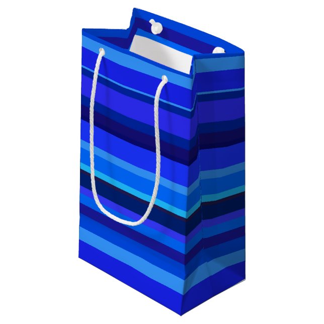 Blue vågrät rand (Framsidan Vinklad)
