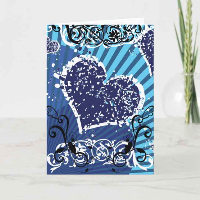 Blue Valentine Helgkort (Framsida)