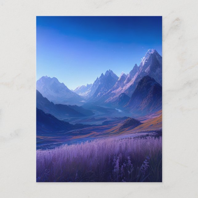 Blue Valley of Wonders Vykort (Framsida)