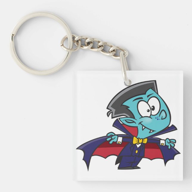 Blue Vampire Boy with Cape Cute Dracula (Framsidan)