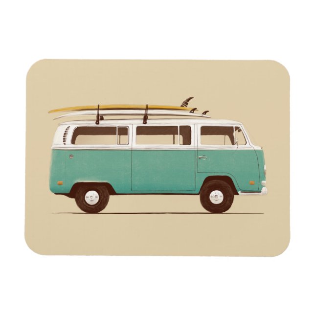 Blue Van | Florent Bodart Magnet (Horisontell)
