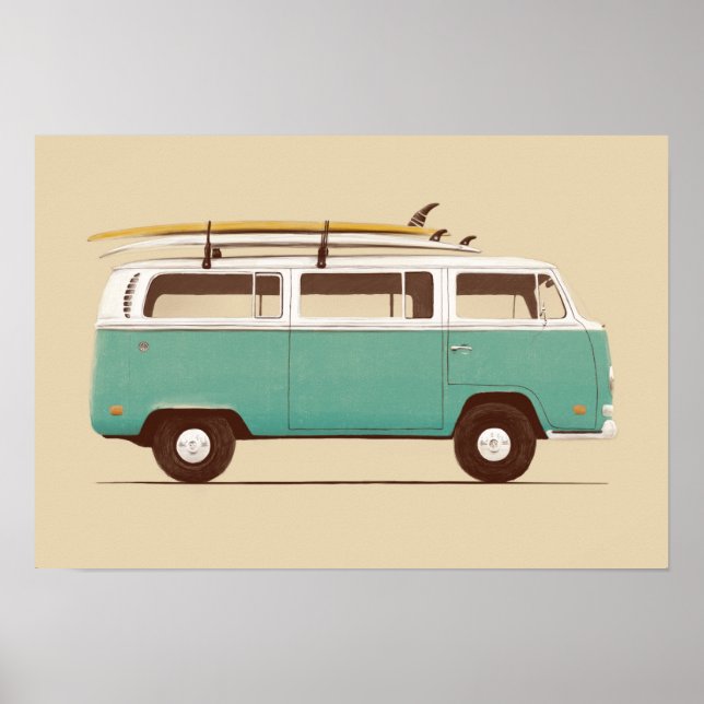Blue Van | Florent Bodart Poster (Framsidan)