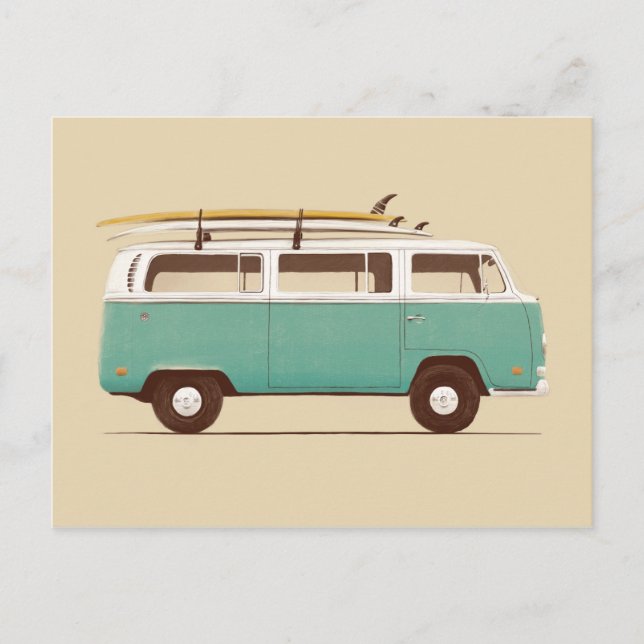 Blue Van | Florent Bodart Vykort (Framsida)
