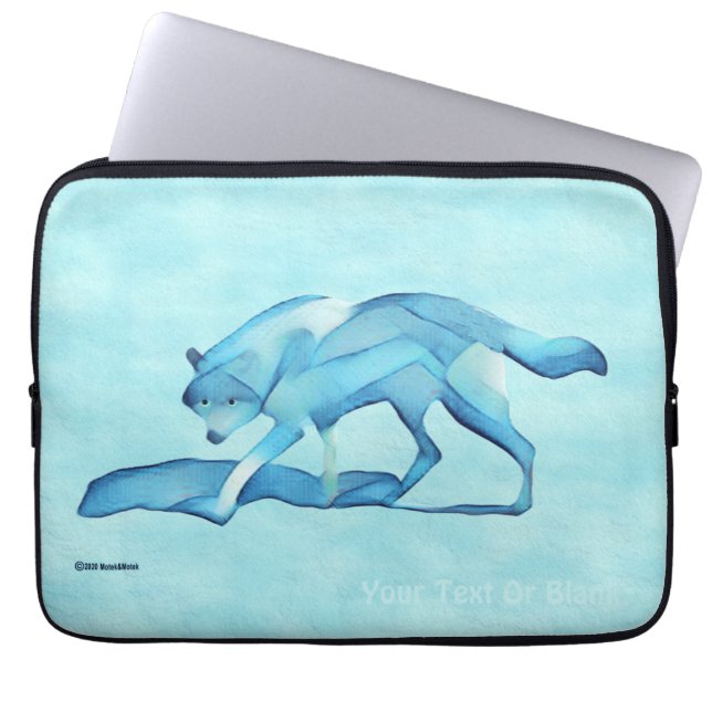 Blue Varg Laptop sleeve (Framsidan)