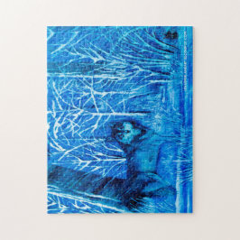 Blue Varg Puzzle Pussel