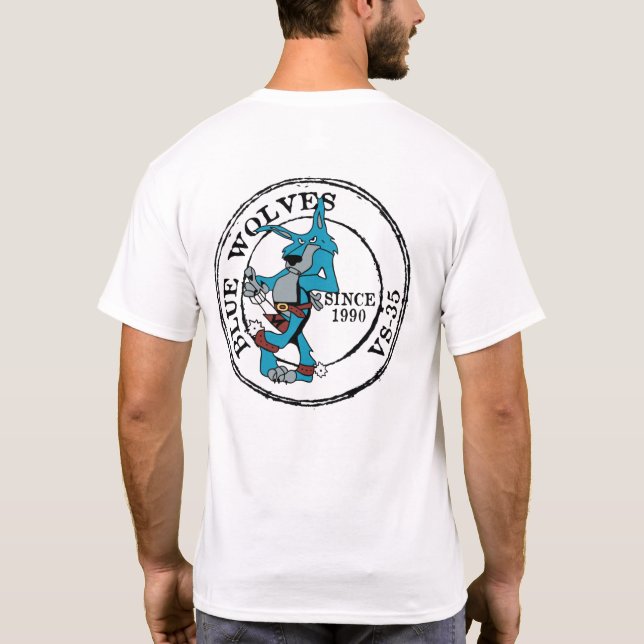 BLUE-VARGAR SEDAN 1990 T SHIRT (Baksida)