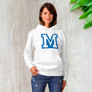 Blue Varsity Brev M Monogram T Shirt