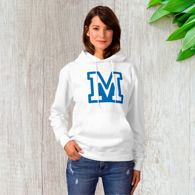 Blue Varsity Brev M Monogram T Shirt (Skapare uppladdad)