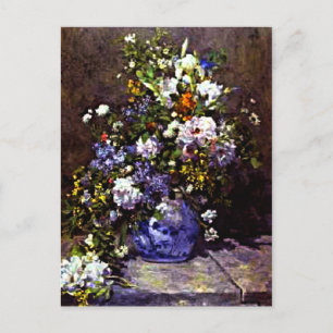 Blue Vas av Renoir, Vykort