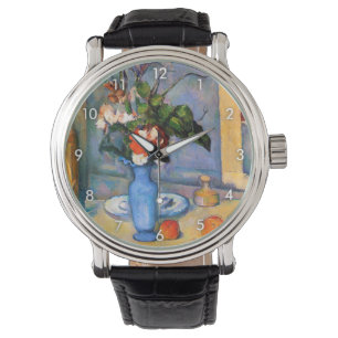 Blue Vas Flowers, Paul Cezanne Armbandsur