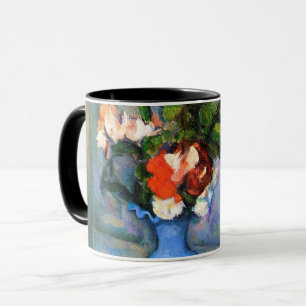 Blue Vas Flowers, Paul Cezanne Mugg