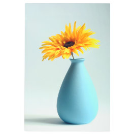 Blue Vas Metall Wall Art