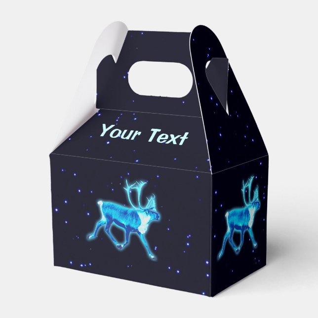 Blue Västindiou Presentaskar (Baksidan Sidan)