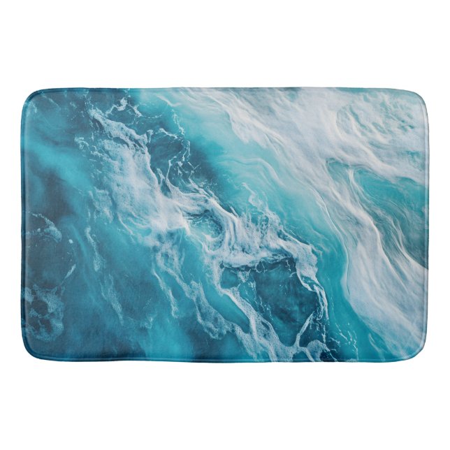 Blue Vatten Bath Mat Badrumsmatta (Framsidan)
