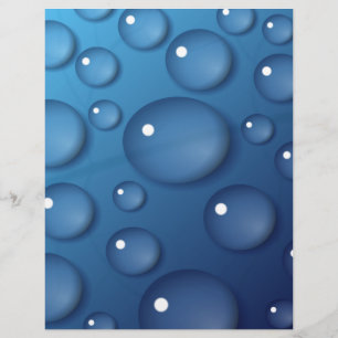 Blue Vatten Drop Struktur