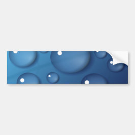 Blue Vatten Drop Struktur Bildekal