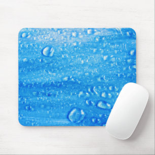 Blue Vatten Drops Mousepad Musmatta