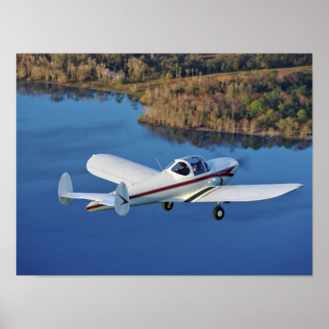 Blue Vatten Ercoupe Poster (Framsidan)