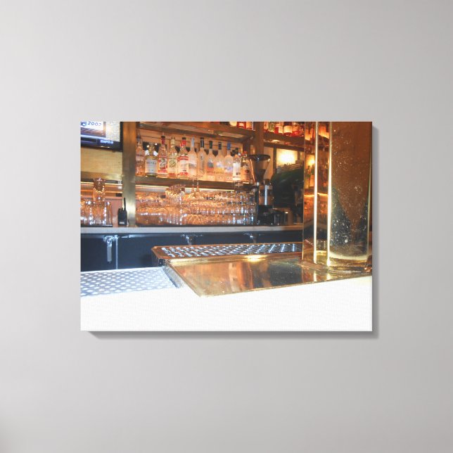 Blue Vatten Grill Canvastryck (Framsida)