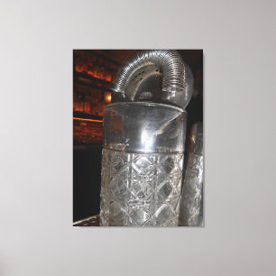 Blue Vatten Grill Canvastryck