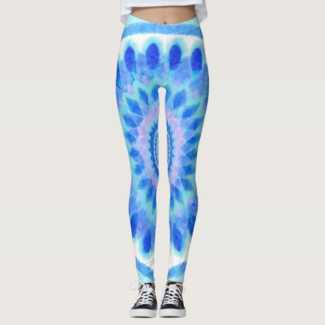 Blue Vatten Leggings (Framsida)