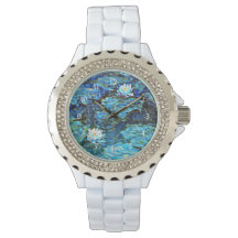 Blue Vatten Lilies by Monet