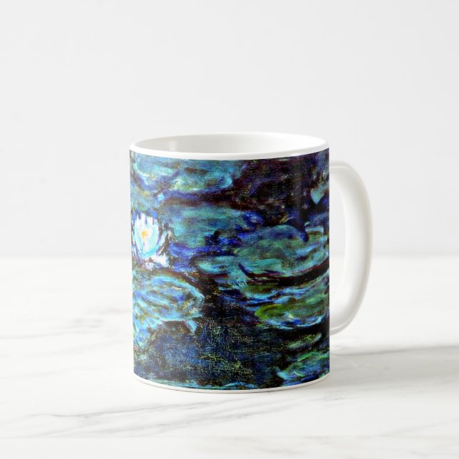 Blue Vatten Lilies by Monet Kaffemugg (Framsida höger)