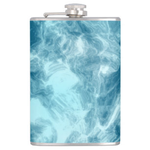 Blue Vatten Marble Fickplunta