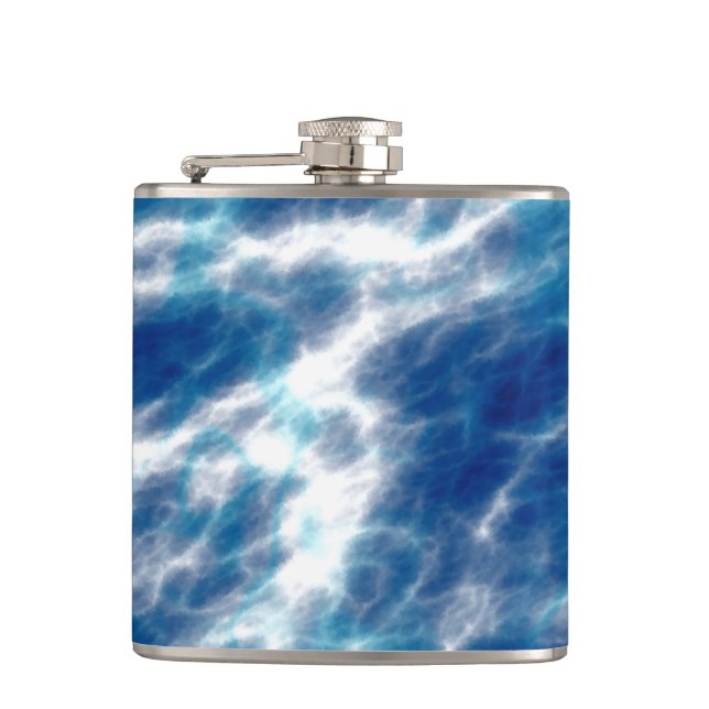 Blue Vatten Marble Fickplunta (Framsidan)