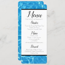 Blue Vatten Menu