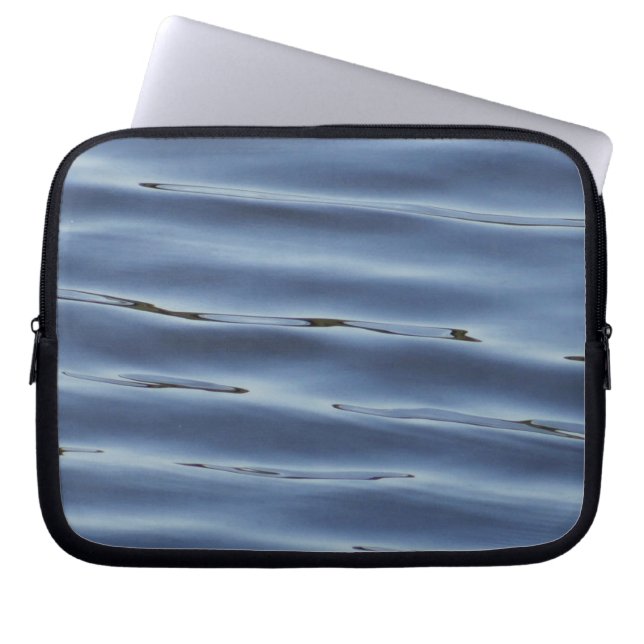 Blue Vatten Mönster Electronics Bag Laptop Fodral (Framsidan)